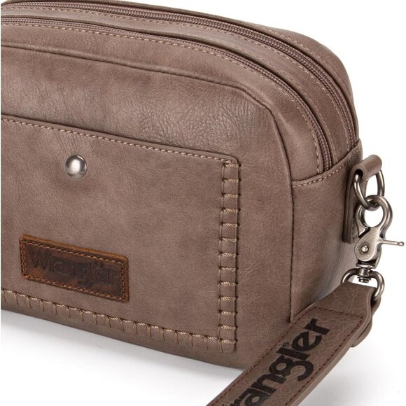Wrangler Crossbody Purse Women Trendy Camera Snapshot Crossbody Bag Wide Strap - Picture 3 of 6